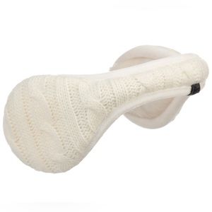 NIB Degrees Cream Cable Knit Ear Warmers